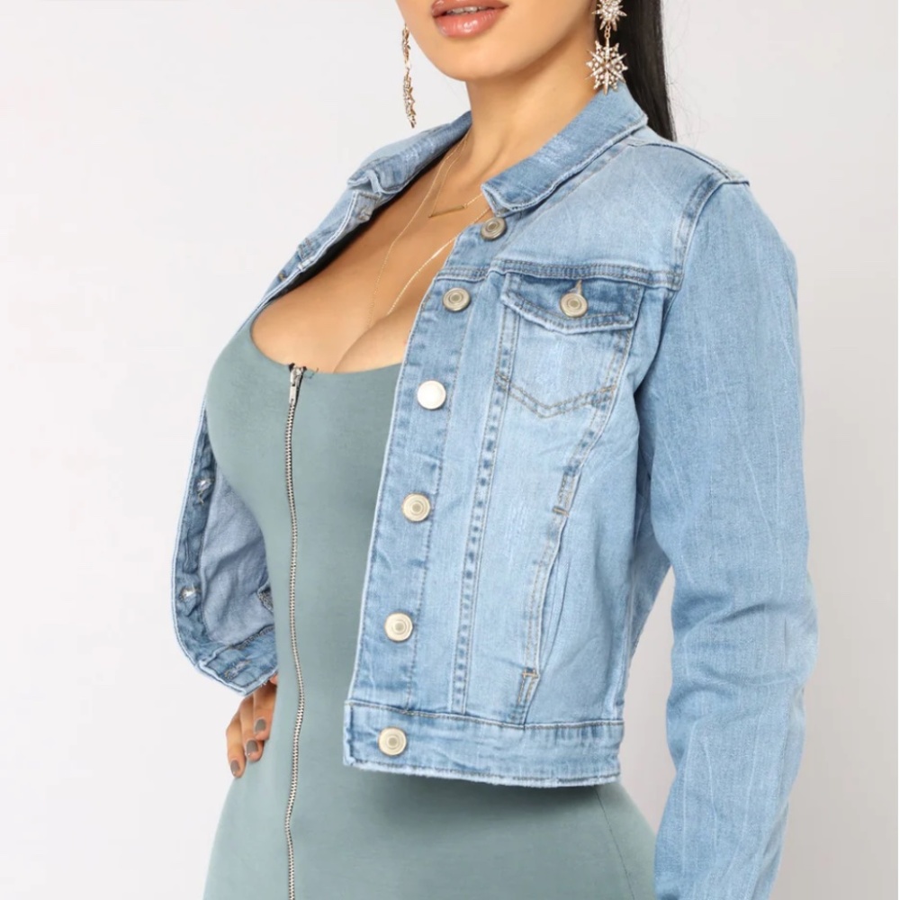 Basic Denim Jacket - image 3